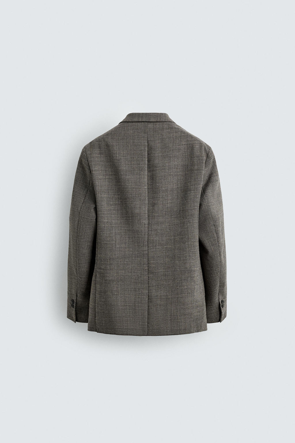 BLAZER REGULAR FIT PATA DE GALLO / Marr?n - Zara фото 8