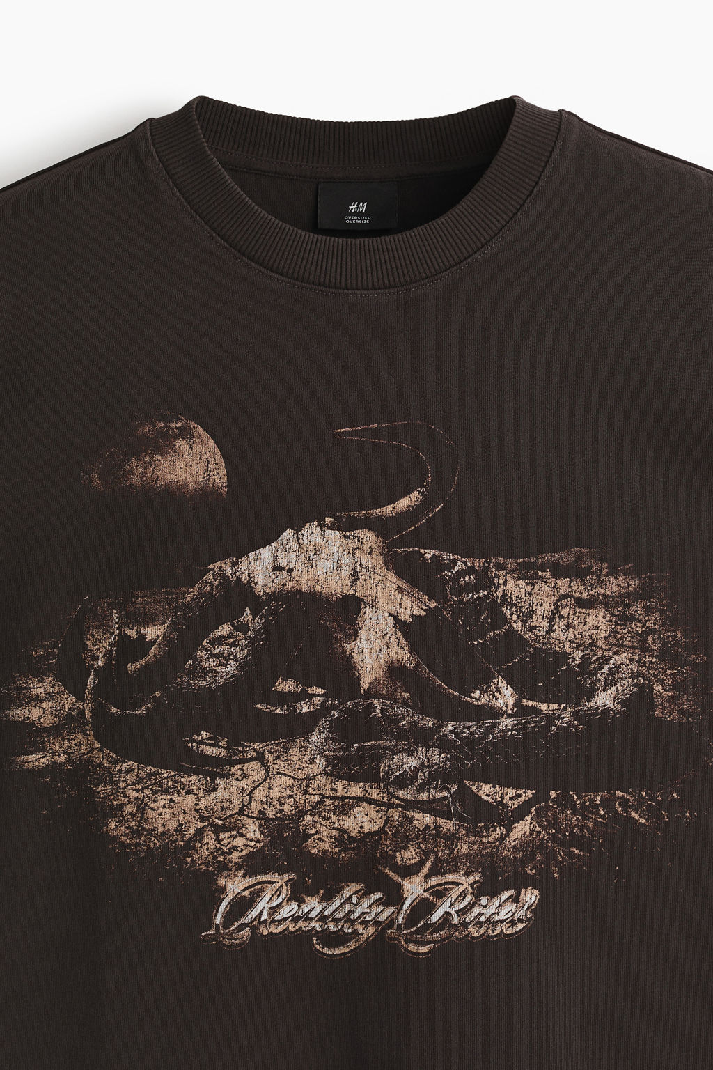 Camiseta boxy Oversized Fit - H&m фото 9