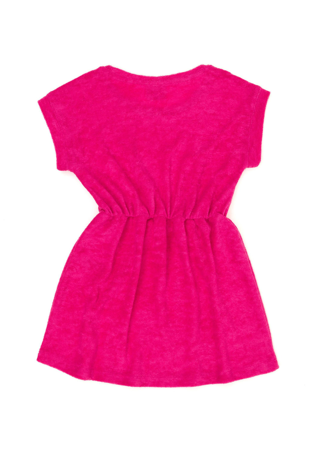 Вязаное платье цвета фуксии для девочки - U.s. polo assn фото 3