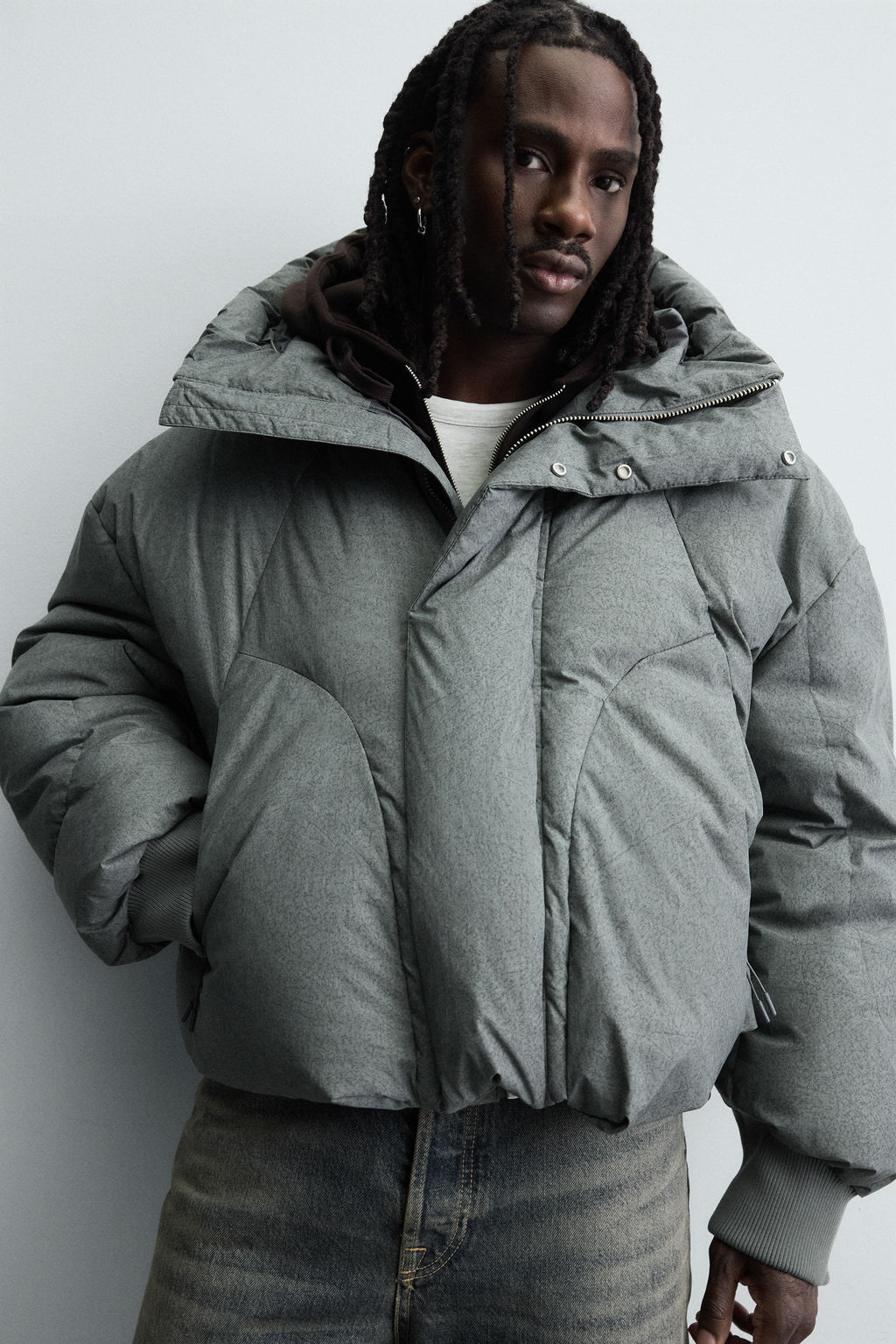 PADDED BOXY FIT JACKET - Zara фото 14