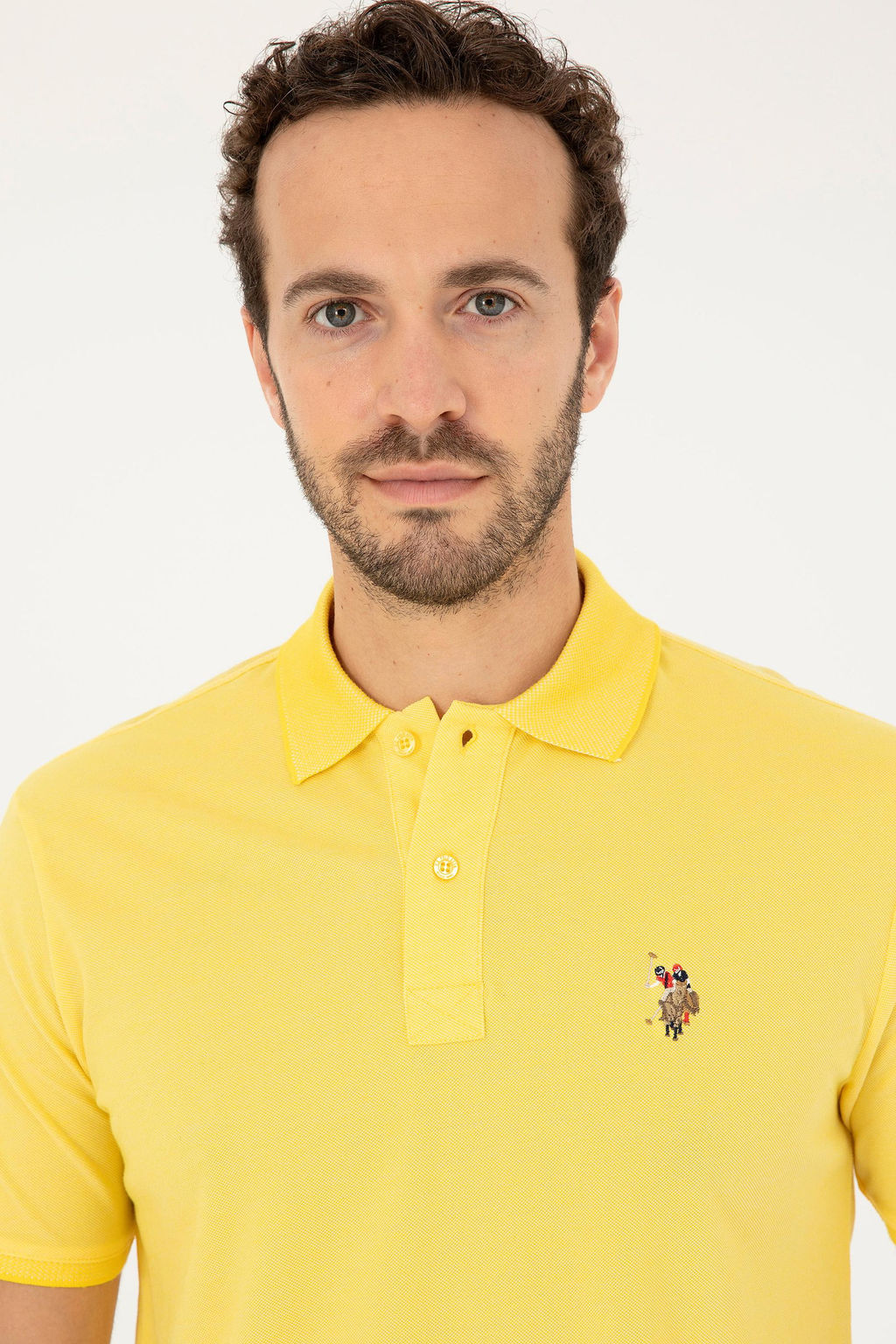 Желтая базовая скидка с дисконтом мужского по -маниар - U.s. polo assn фото 2