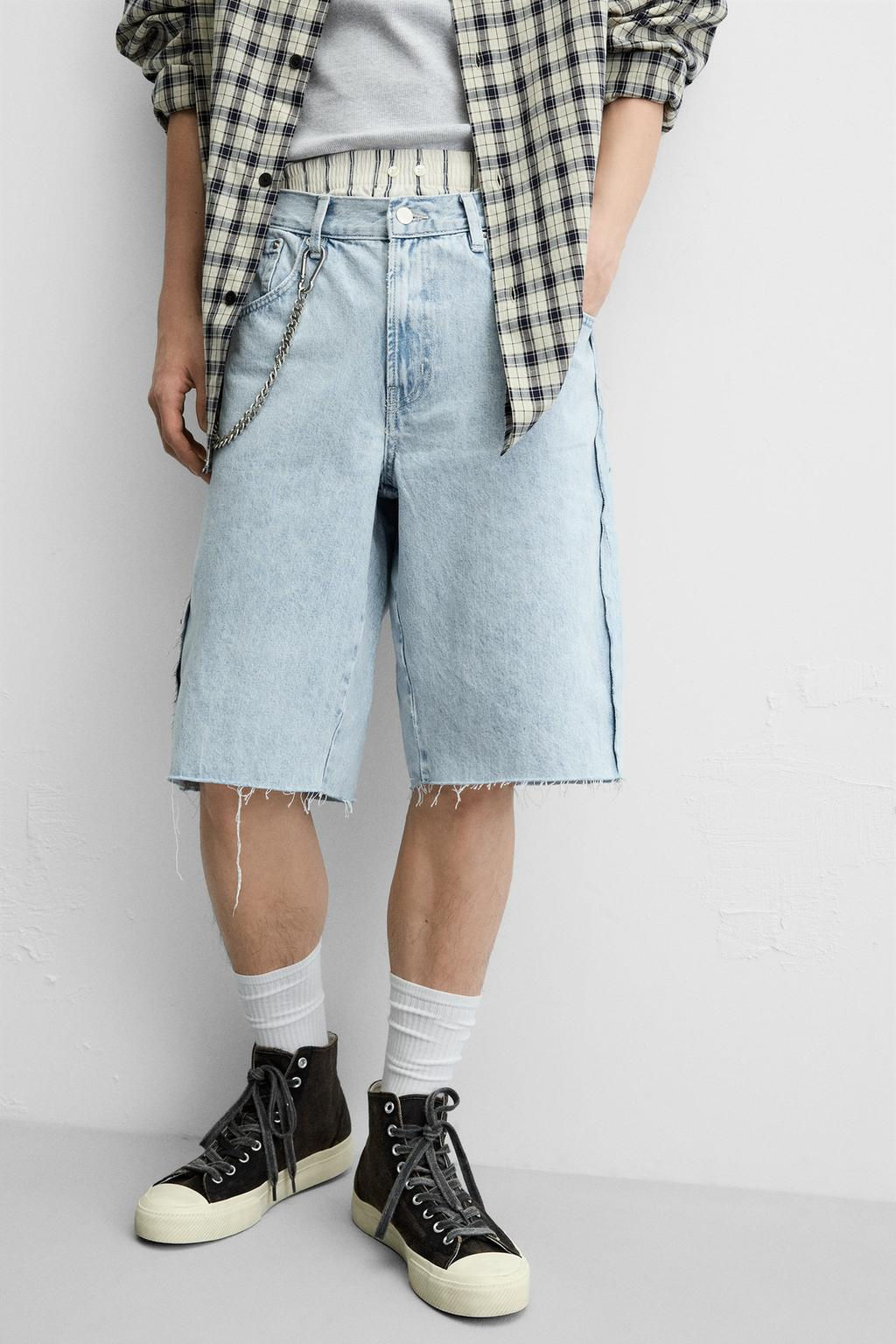 BAGGY-FIT BERMUDA JORTS - Zara фото 6