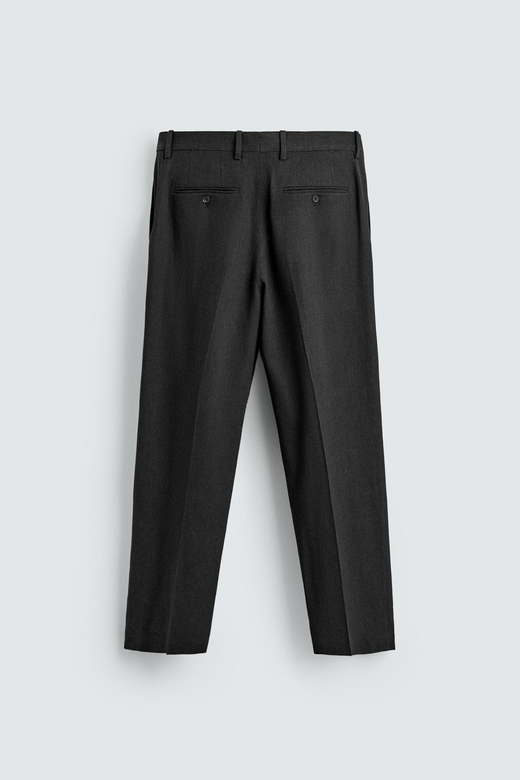 PANTAL?N TRAJE VISCOSA - C??AMO / Negro - Zara фото 6