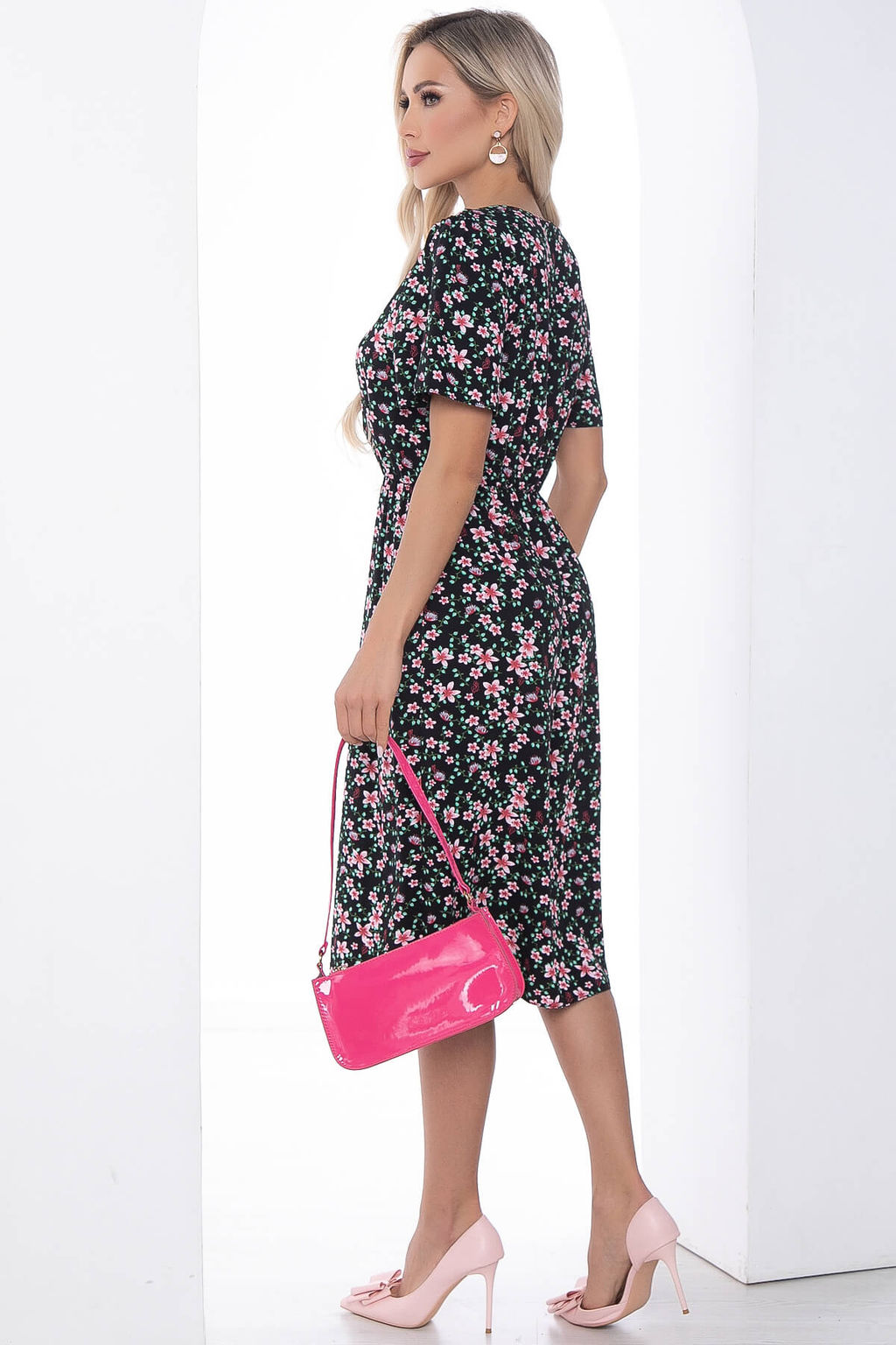 Платье Элегантное черное П10089 - Lt collection фото 2