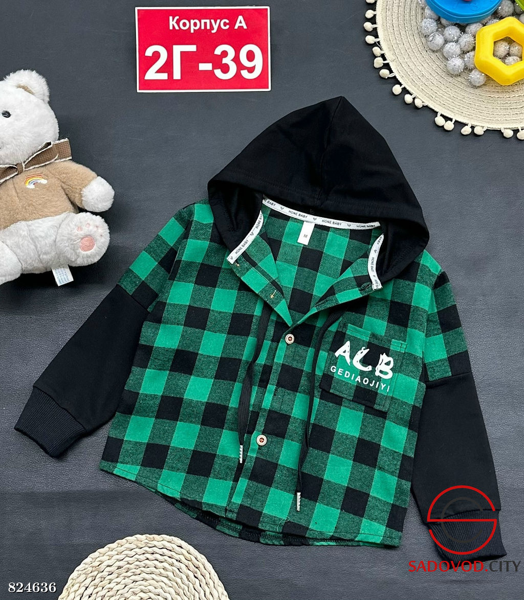 Рубашка для мальчика в клетку