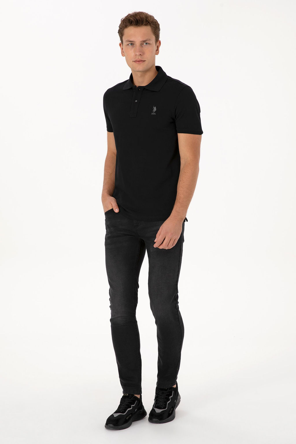 Erkek Siyah Basic Ti__rt - U.s. polo assn фото 4