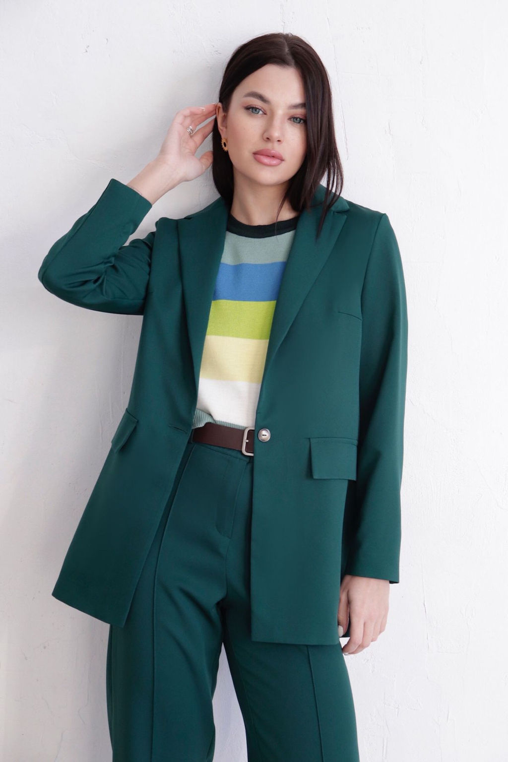 11663 Топ вязаный в полоску - Martichelli фото 6