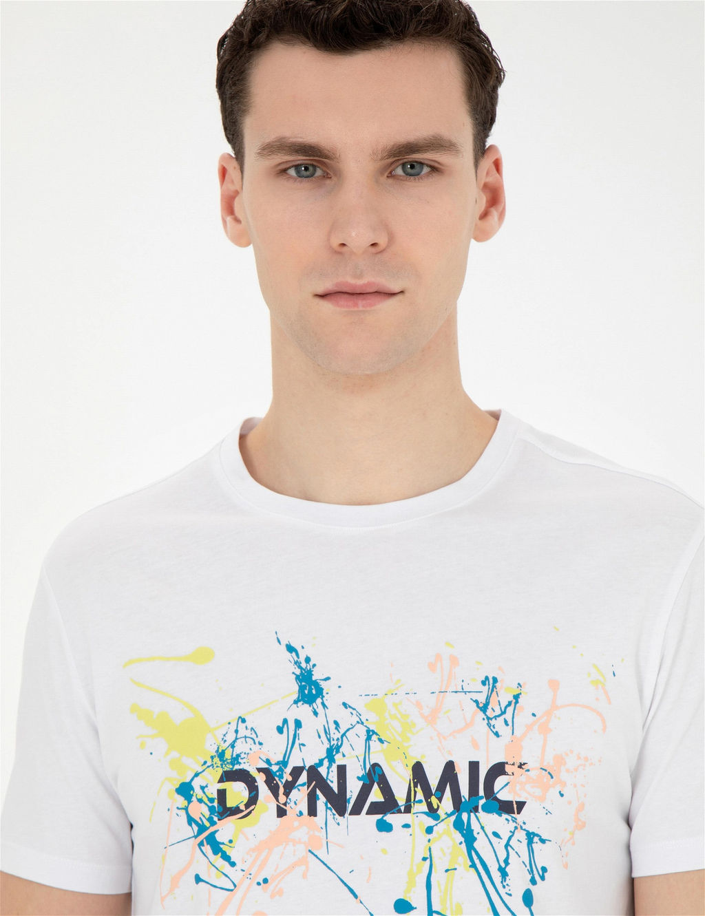 Beyaz Slim Fit Ti__rt - Pierre cardin фото 2