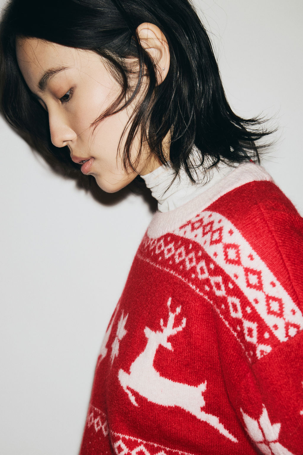 Jersey oversize en punto jacquard - H&m фото 3