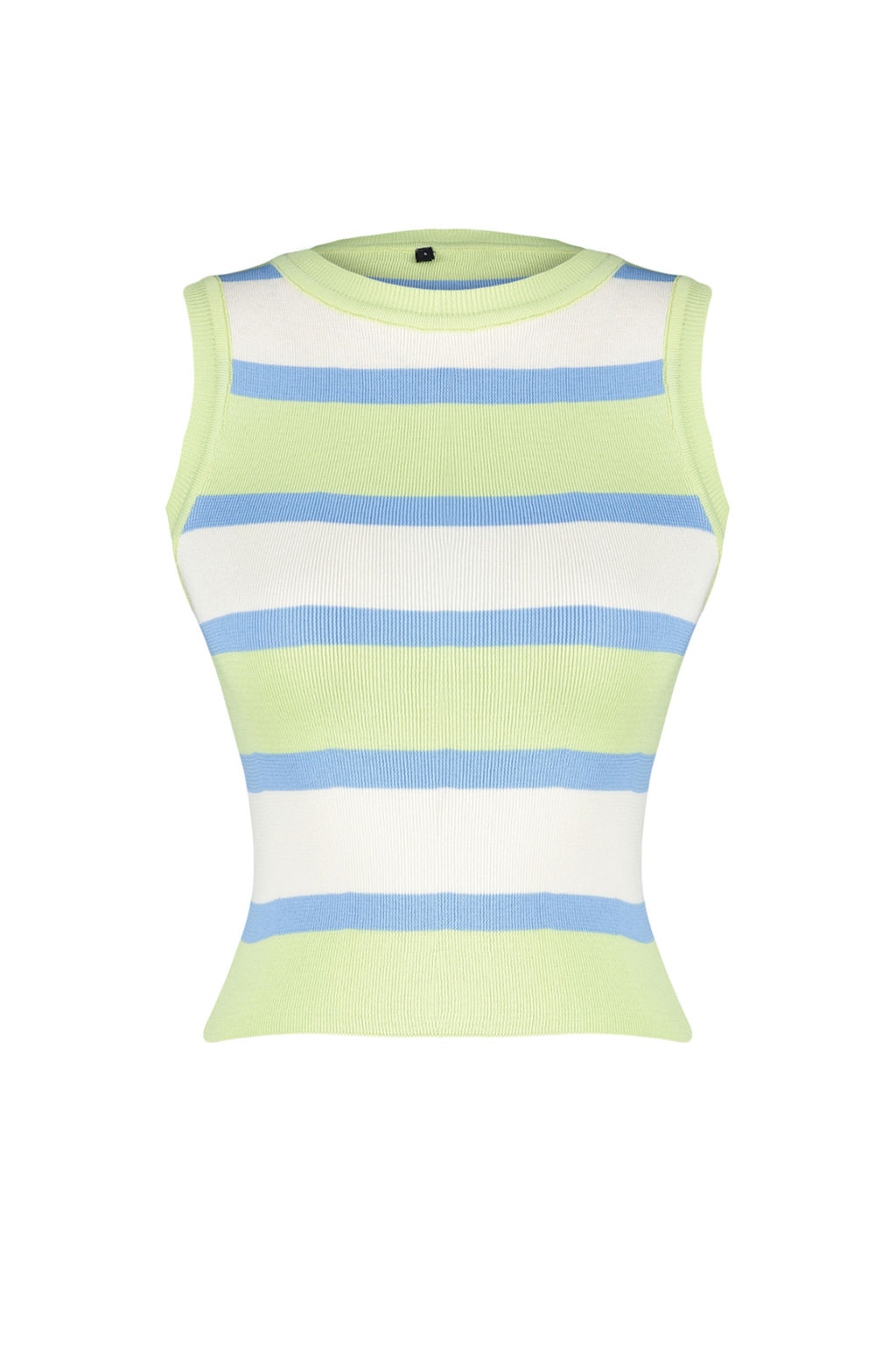 Trendyolmilla Yesil Renk Bloklu Triko Ince Bluz TWOSS22BZ1170  фото 16