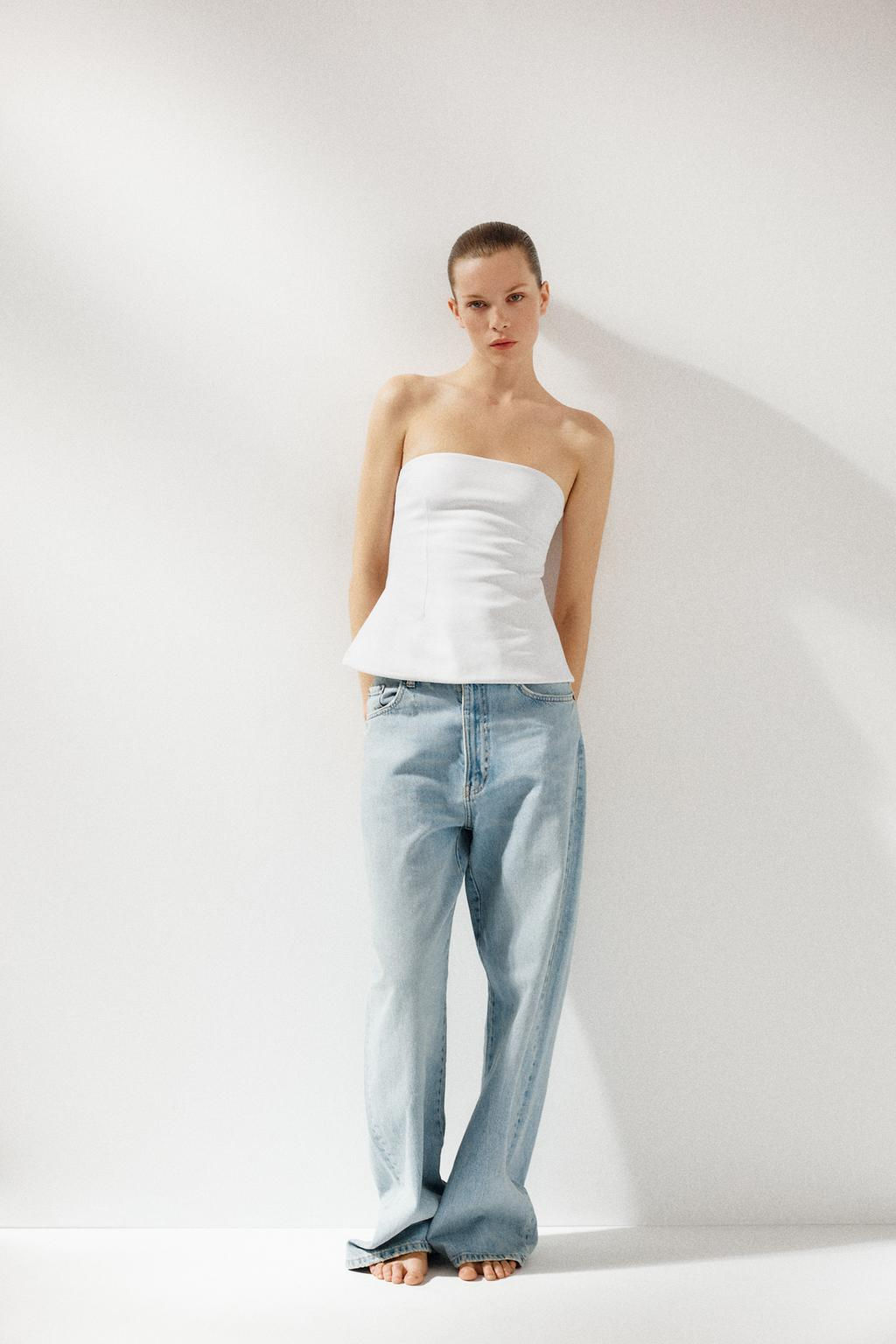 INTERLOCK BANDEAU TOP - Zara фото 26