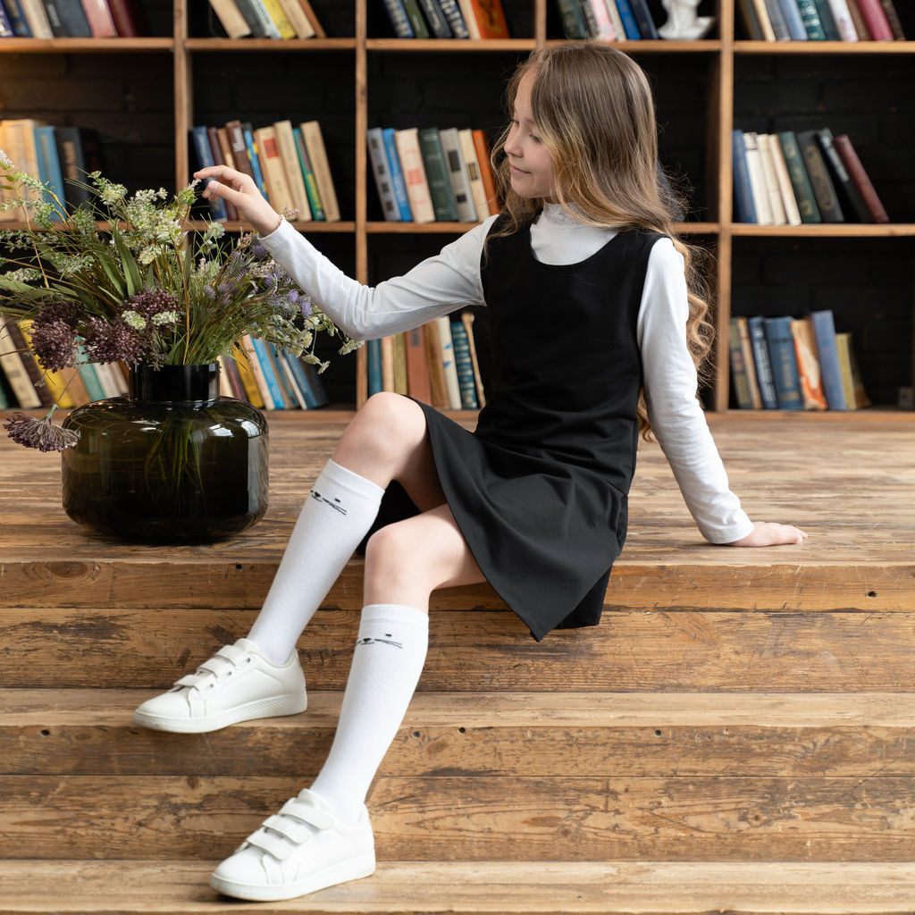 Сарафан детский школьный черный 930 (134, 68)