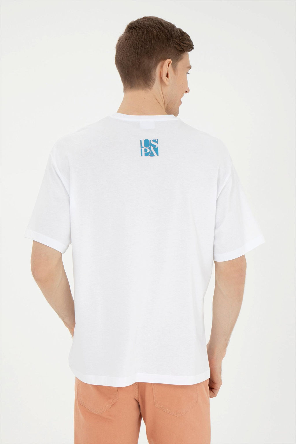 Мужская белая футболка - U.s. polo assn фото 3