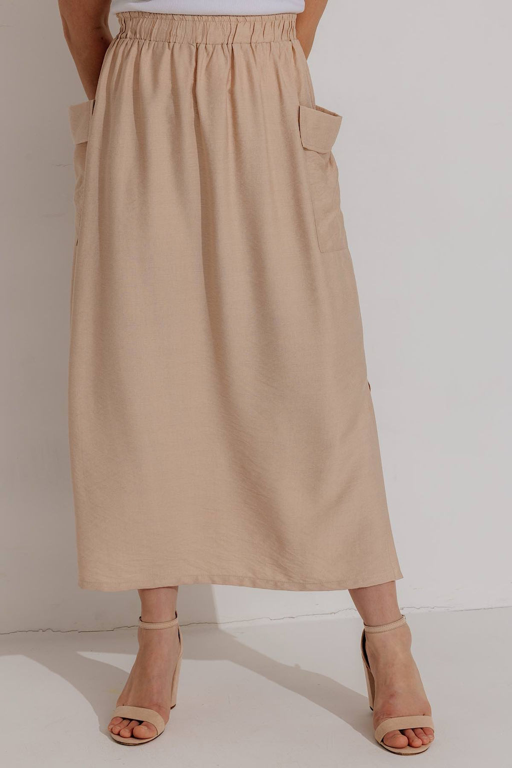 Юбка женская 177/02/Бежевый - Rise фото 2