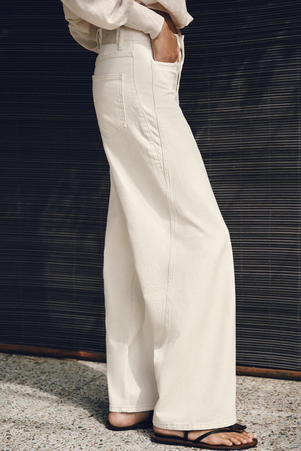 JEANS Z1975 WIDE LEG TIRO ALTO / Crudo - Zara фото 3