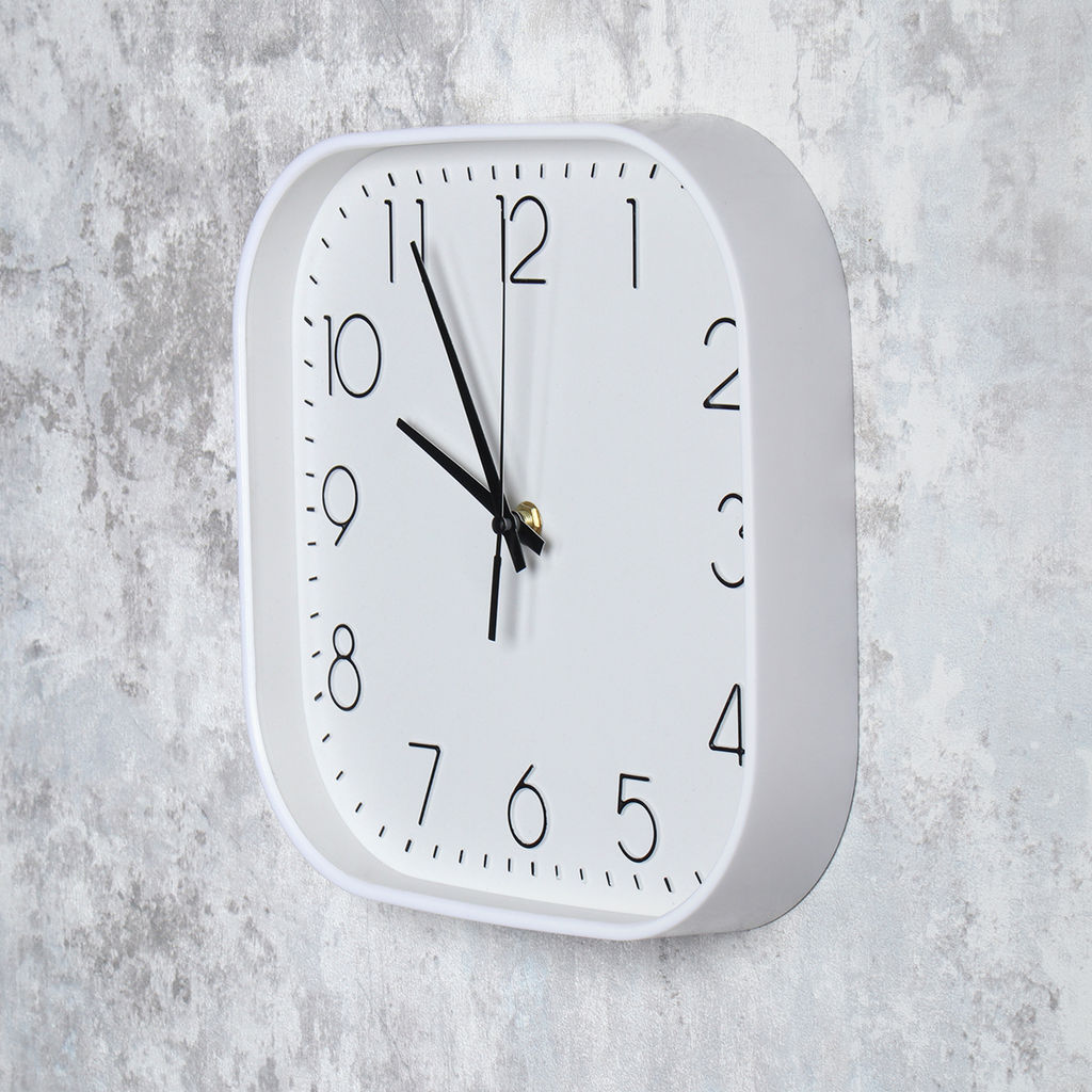 Часы настенные 25 см белые / Y8025T6-3 /уп 40/ - ГалеонТрейд фото 4