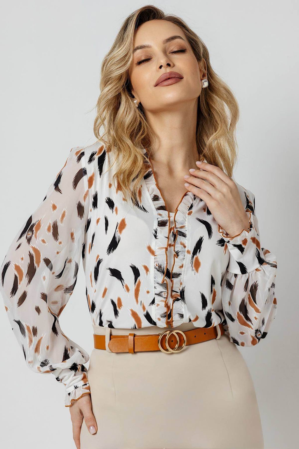 Блузка женская 7075/12/Айвори