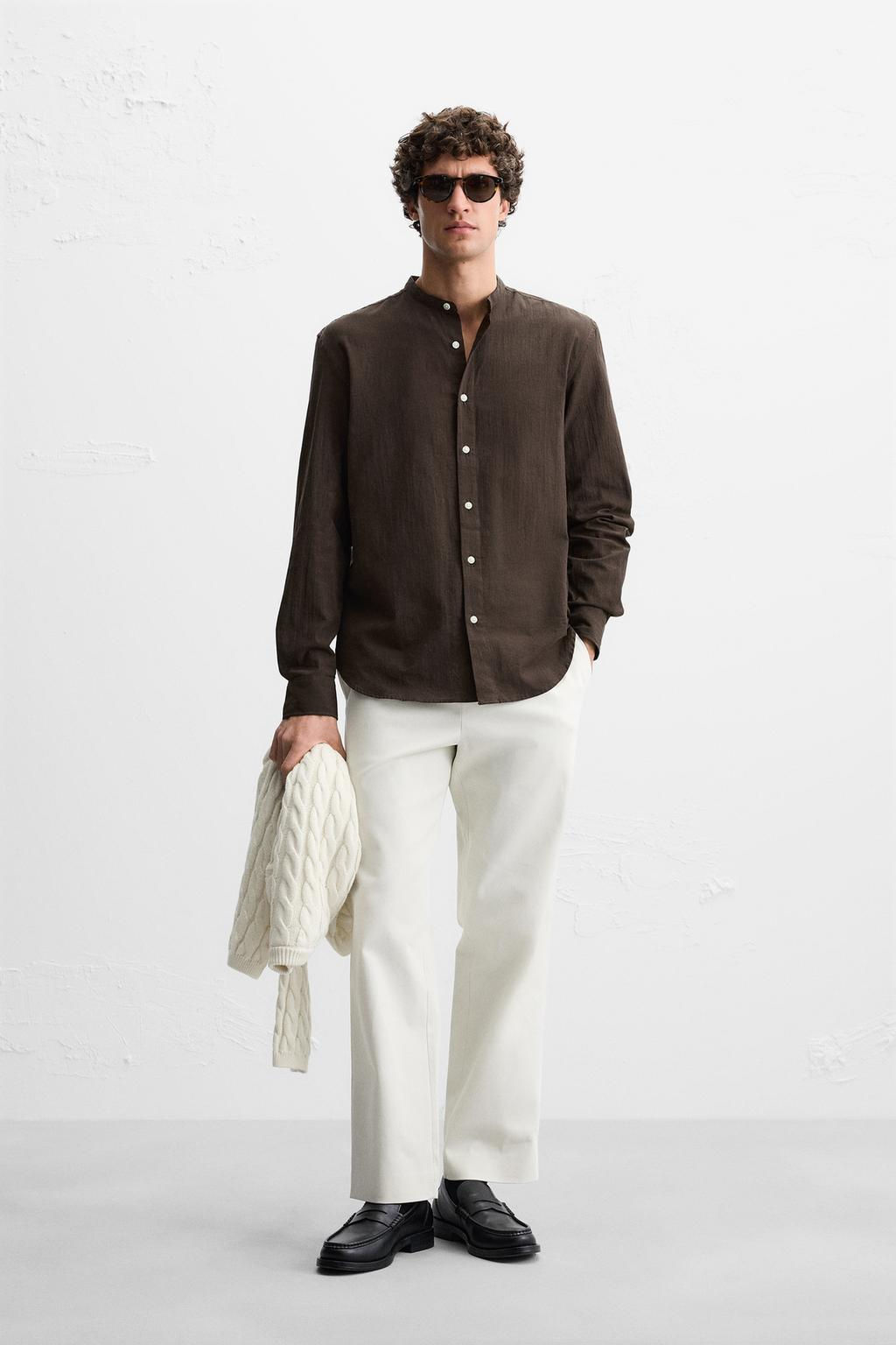 CREASED-EFFECT SHIRT - Zara фото 2
