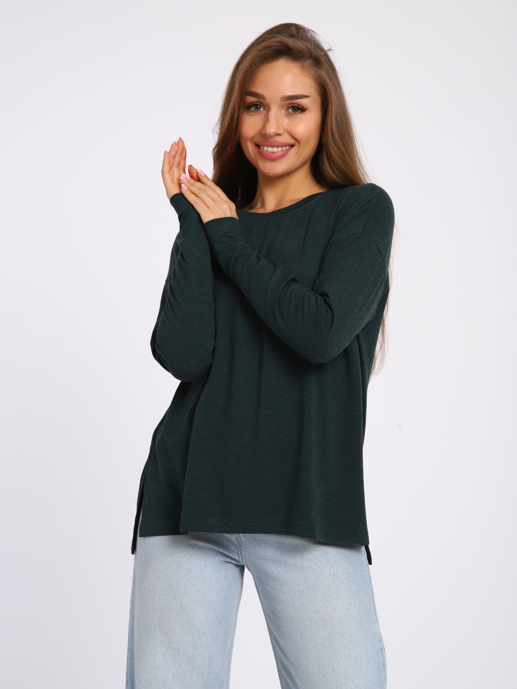 *Джемпер женский Ф-3-040а (изумруд)