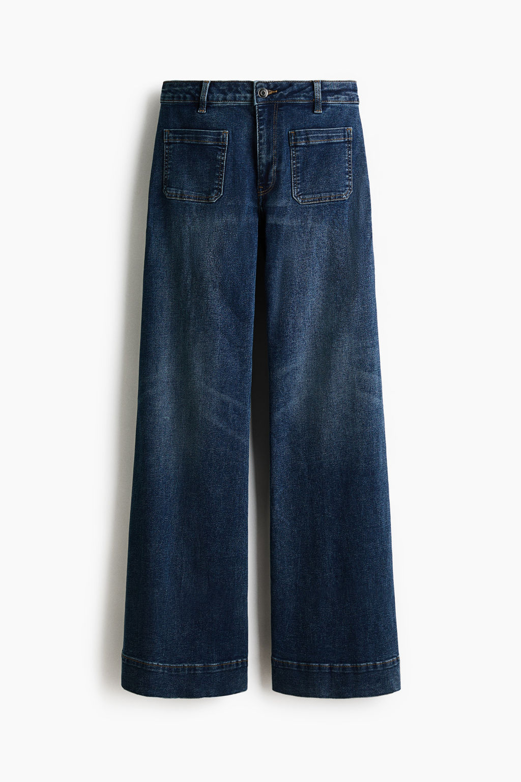 Wide High Waist Jeans - H&m фото 3