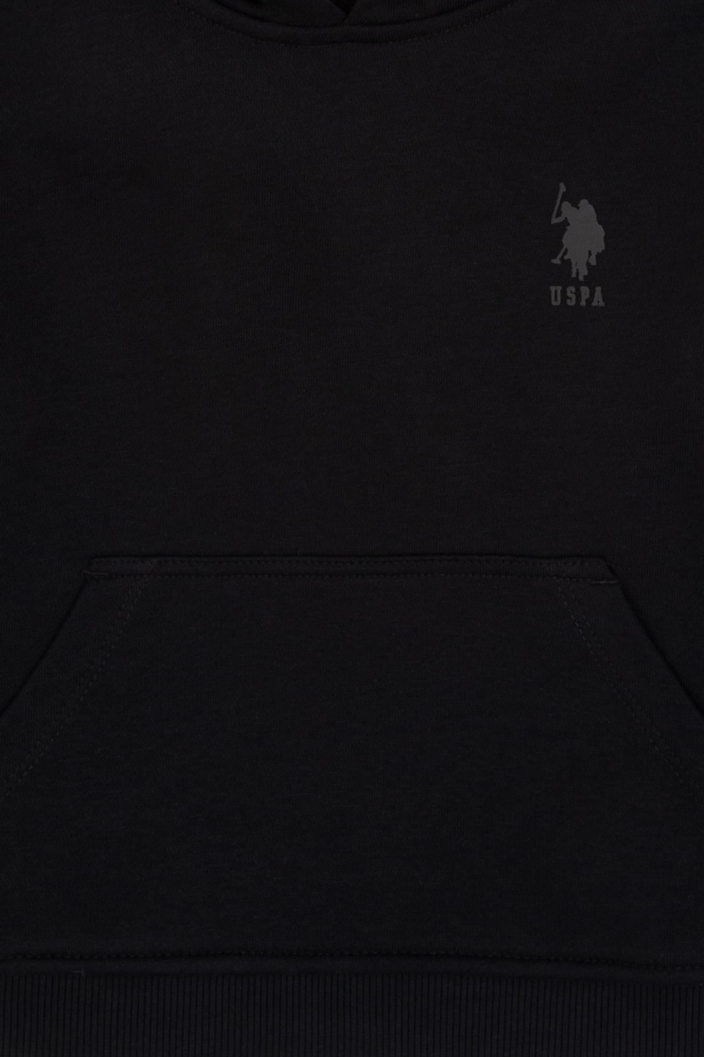 Erkek _ocuk Siyah Kap__onlu Basic Sweatshirt - U.s. polo assn фото 3