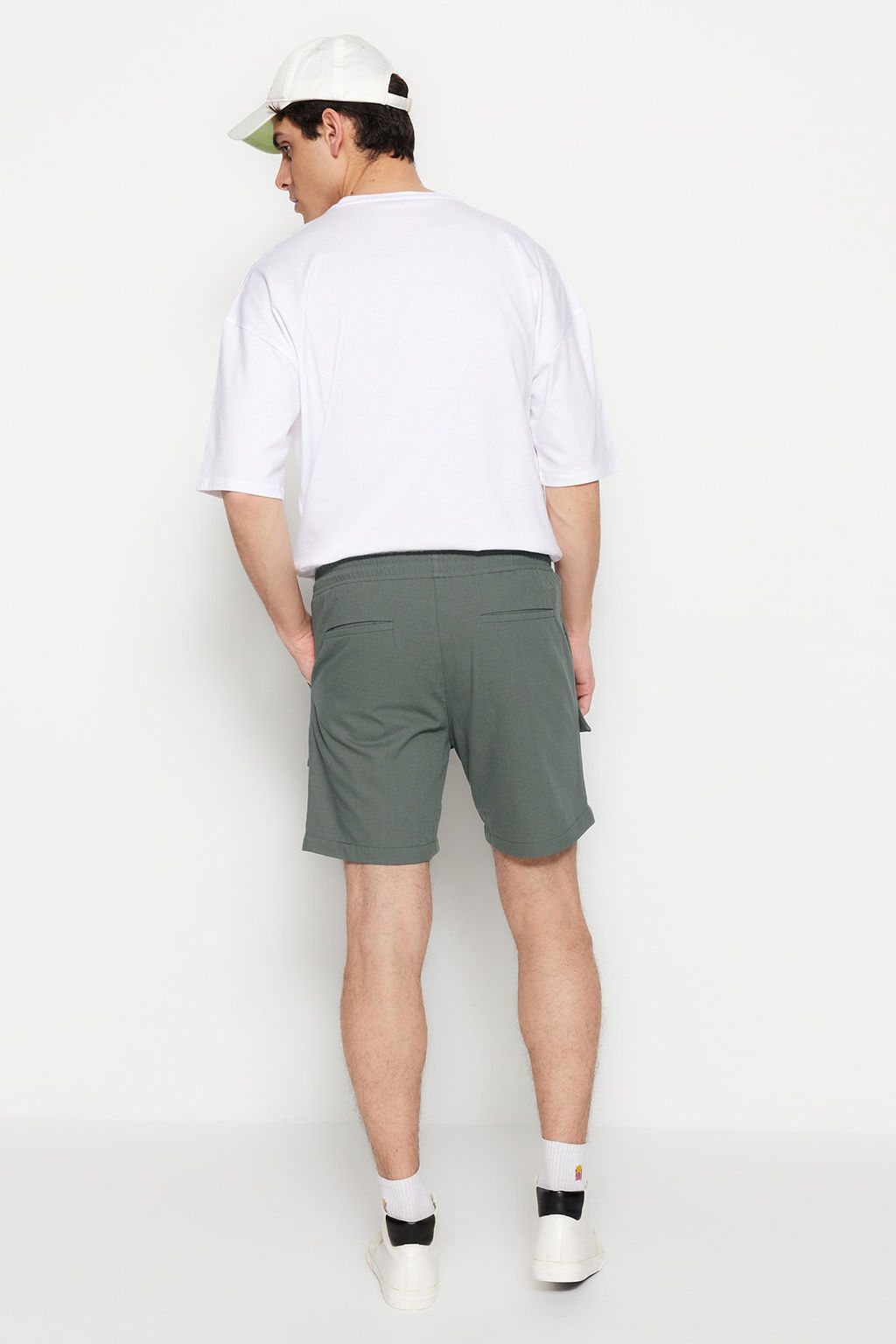 Haki Regular Fit Etiket Detayl? Sort TMNSS23SR00075