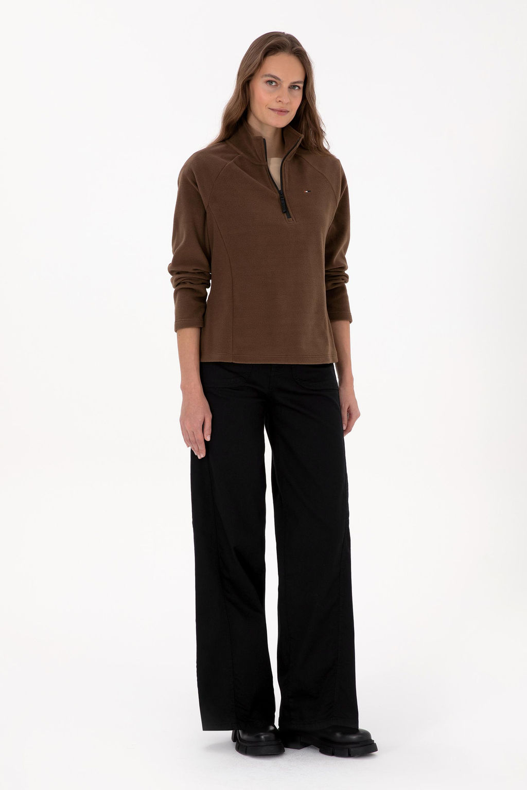 Kad_n Kahverengi Sweatshirt - U.s. polo assn фото 4