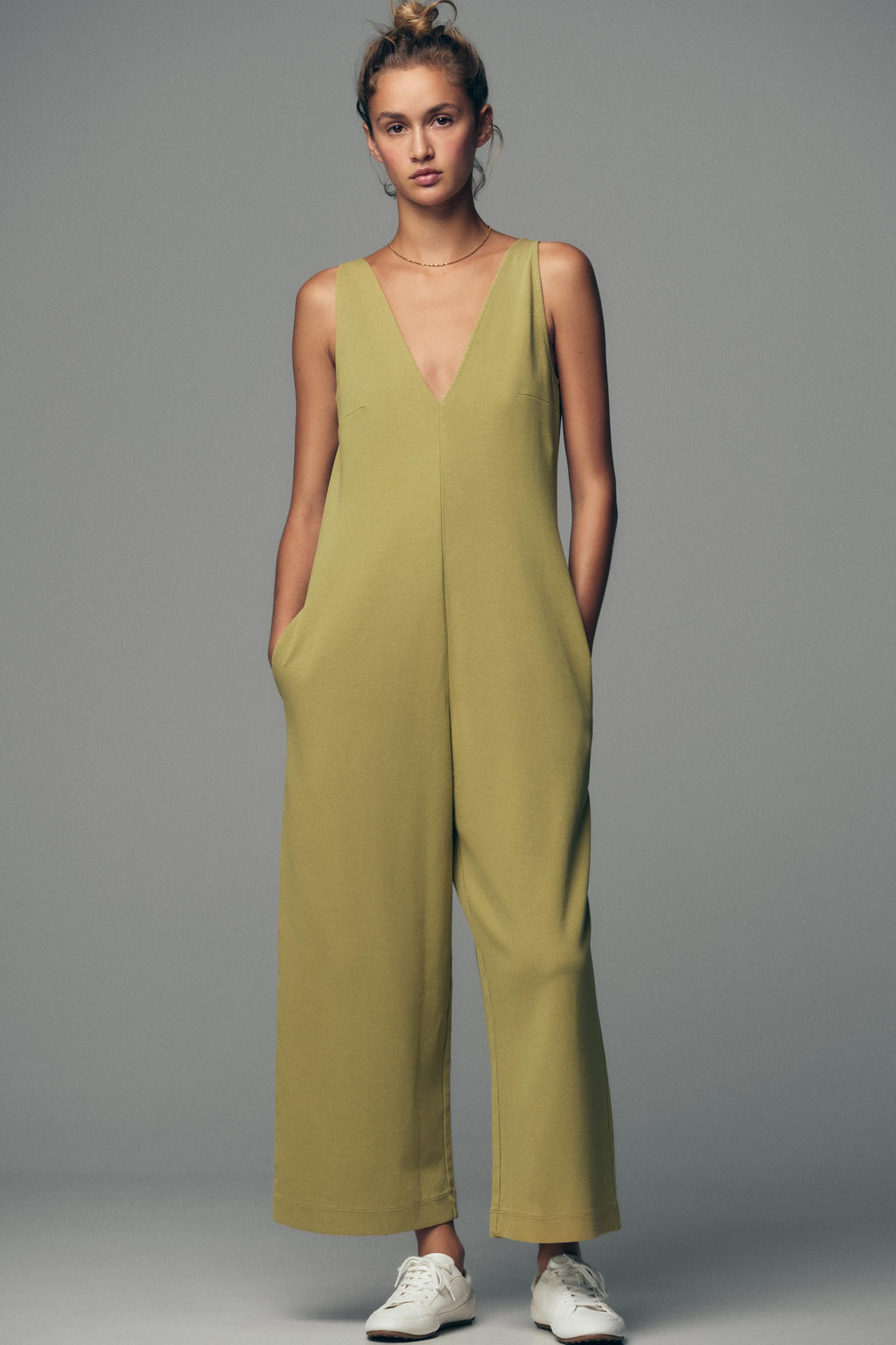 WASHED INTERLOCK JUMPSUIT - Zara фото 9
