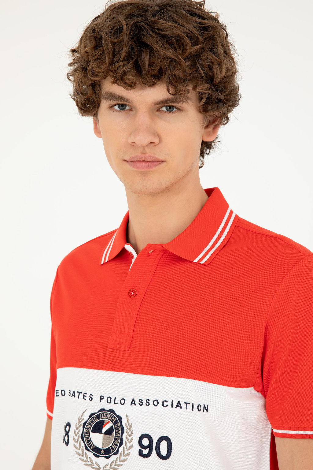 Мужская красная футболка Неожиданная скидка в корзине - U.s. polo assn фото 2