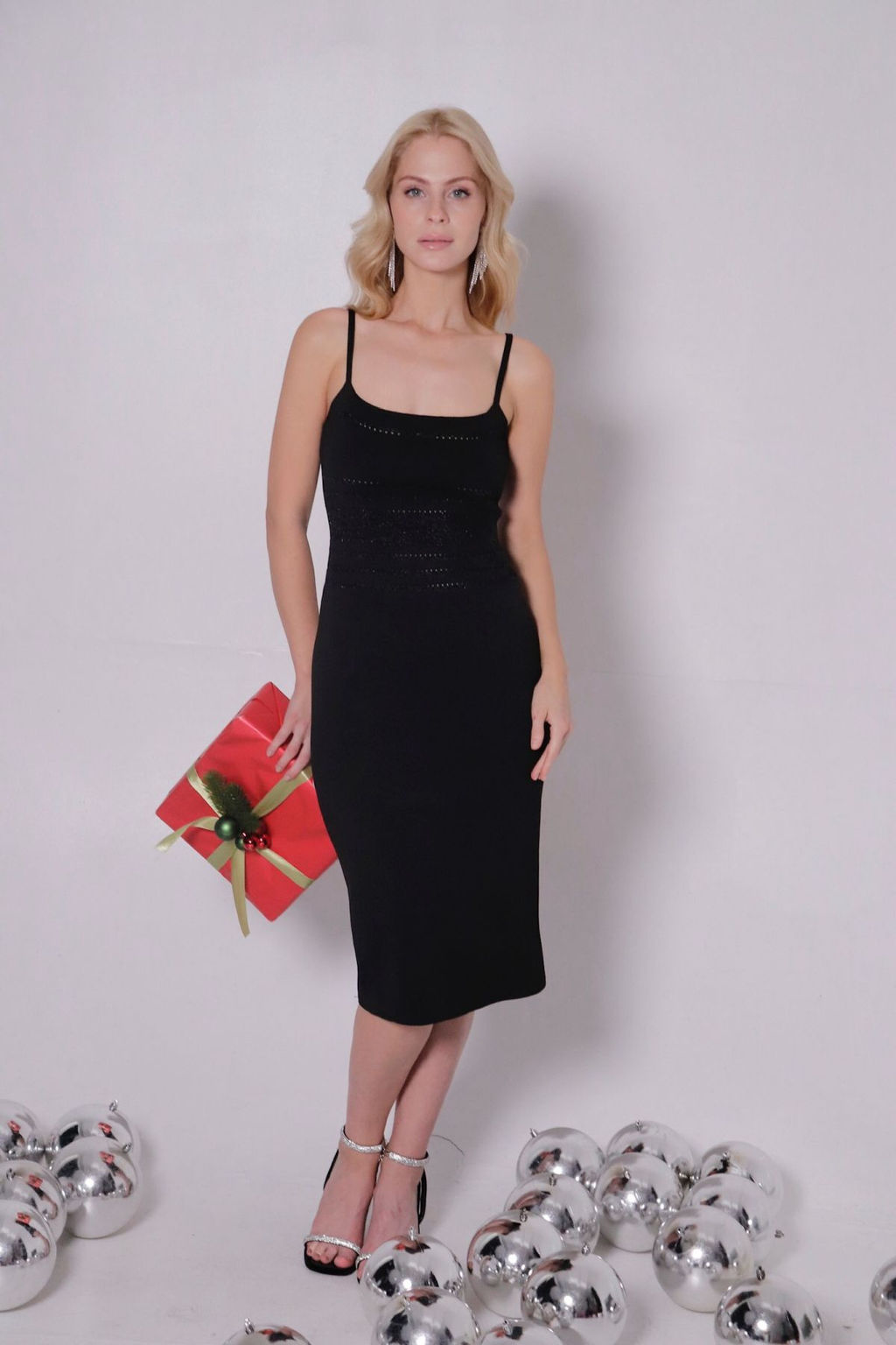 Облегающее платье чёрное - Martichelli фото 4