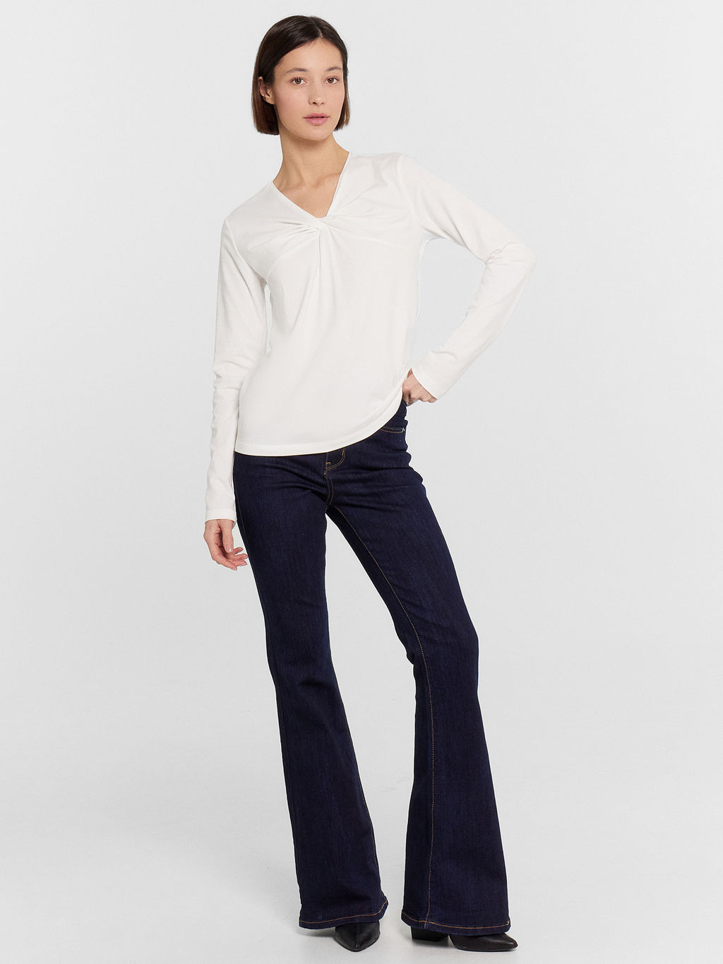 Лонгслив женский белый белый 122937 - Mark formelle фото 3