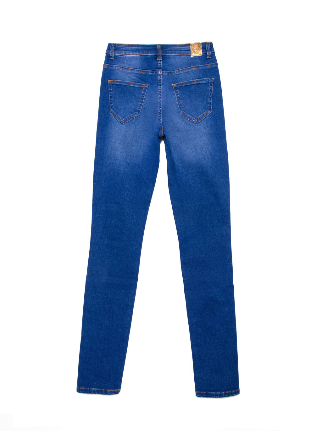 CONTE Моделирующие джинсы skinny с высокой посадкой CON-217 Lycra® washed royal blue