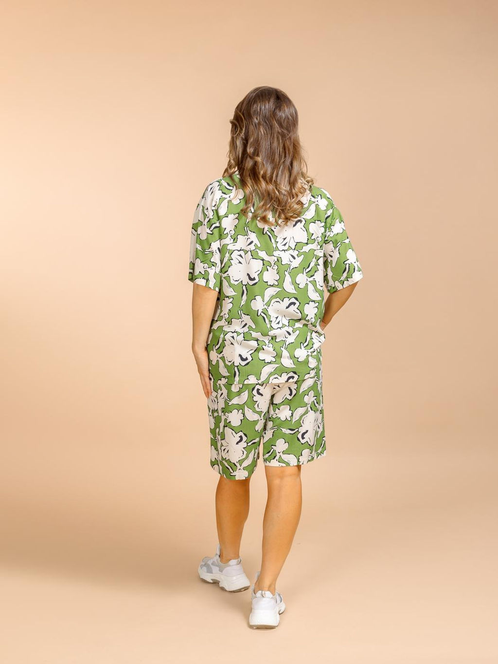 Костюм шорты и блузка (вискоза) №25-227-2 - Ганг фото 5