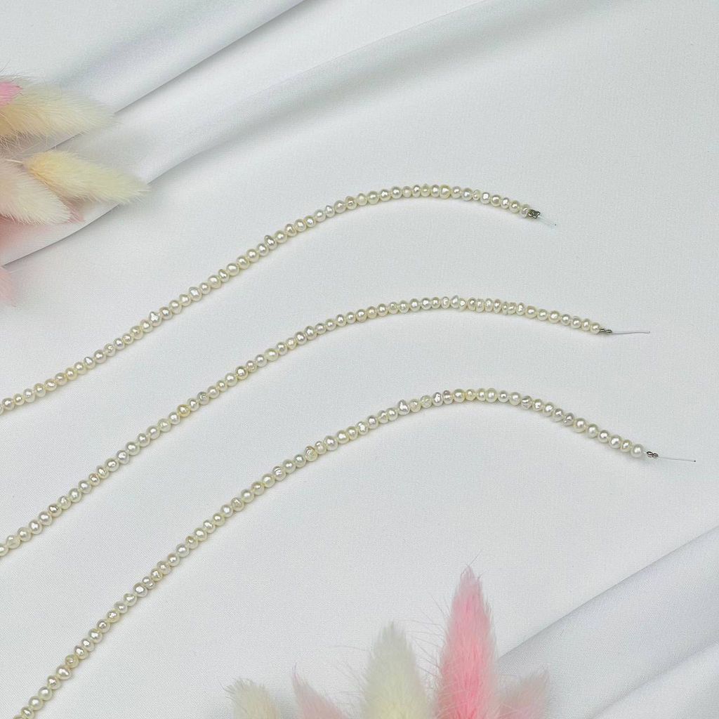 Бусины для украшений из белого Жемчуга