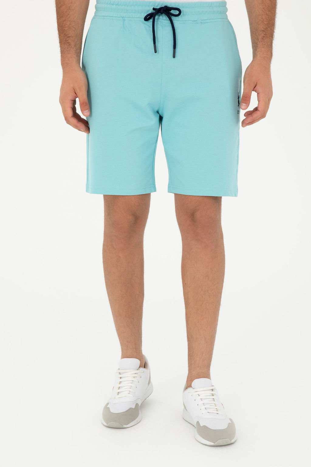 Мужские мятные трикотажные шорты - U.s. polo assn фото 2
