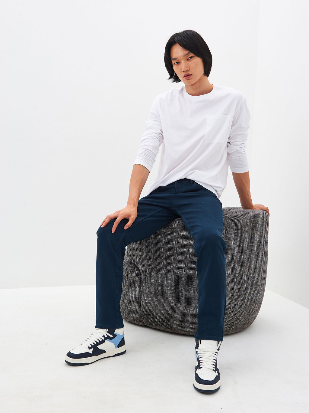 Мужские джинсы зауженного кроя - Mossmore фото 9