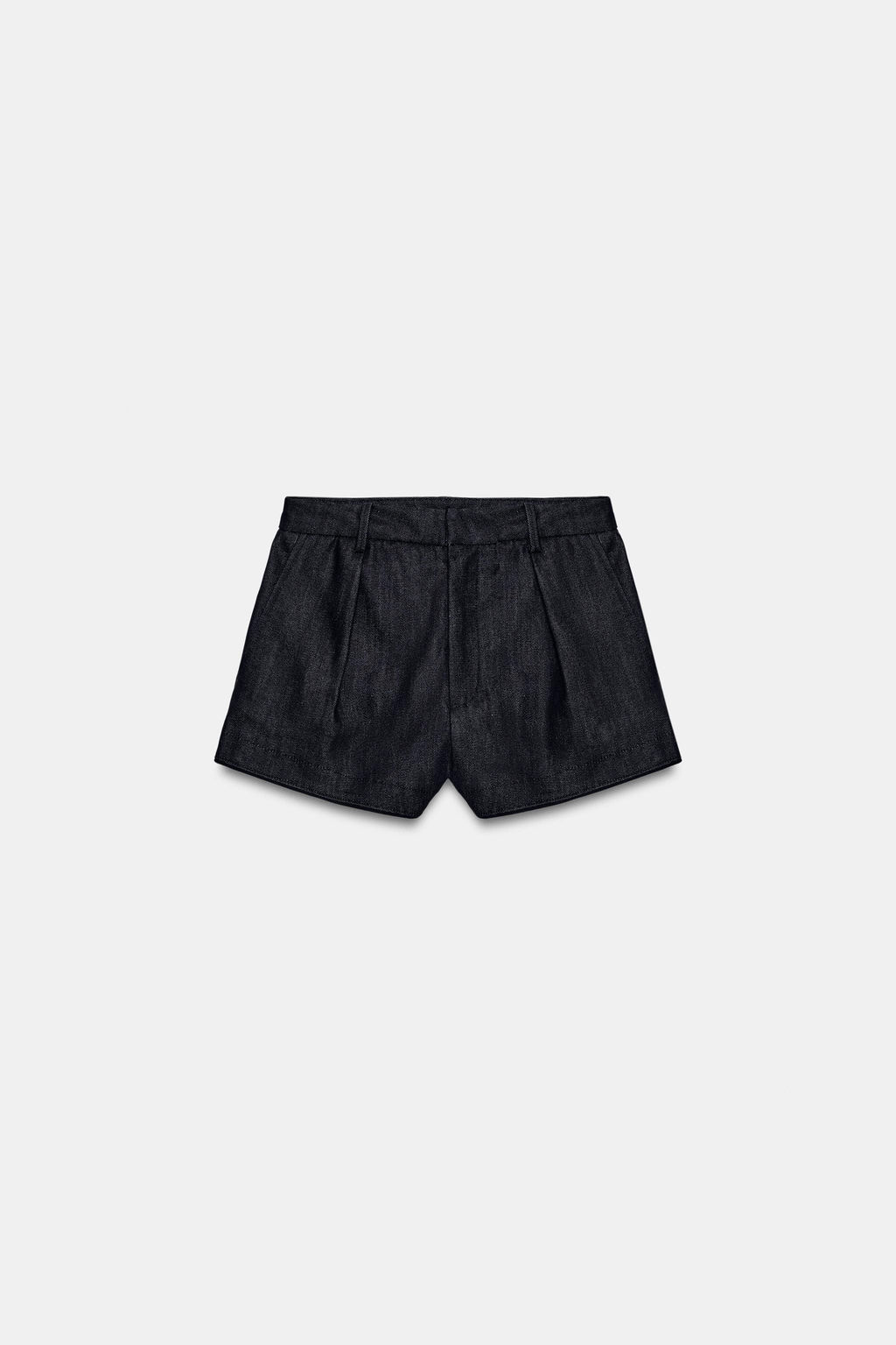 SHORTS DENIM PINZAS ZW COLLECTION / Azul - Zara фото 3