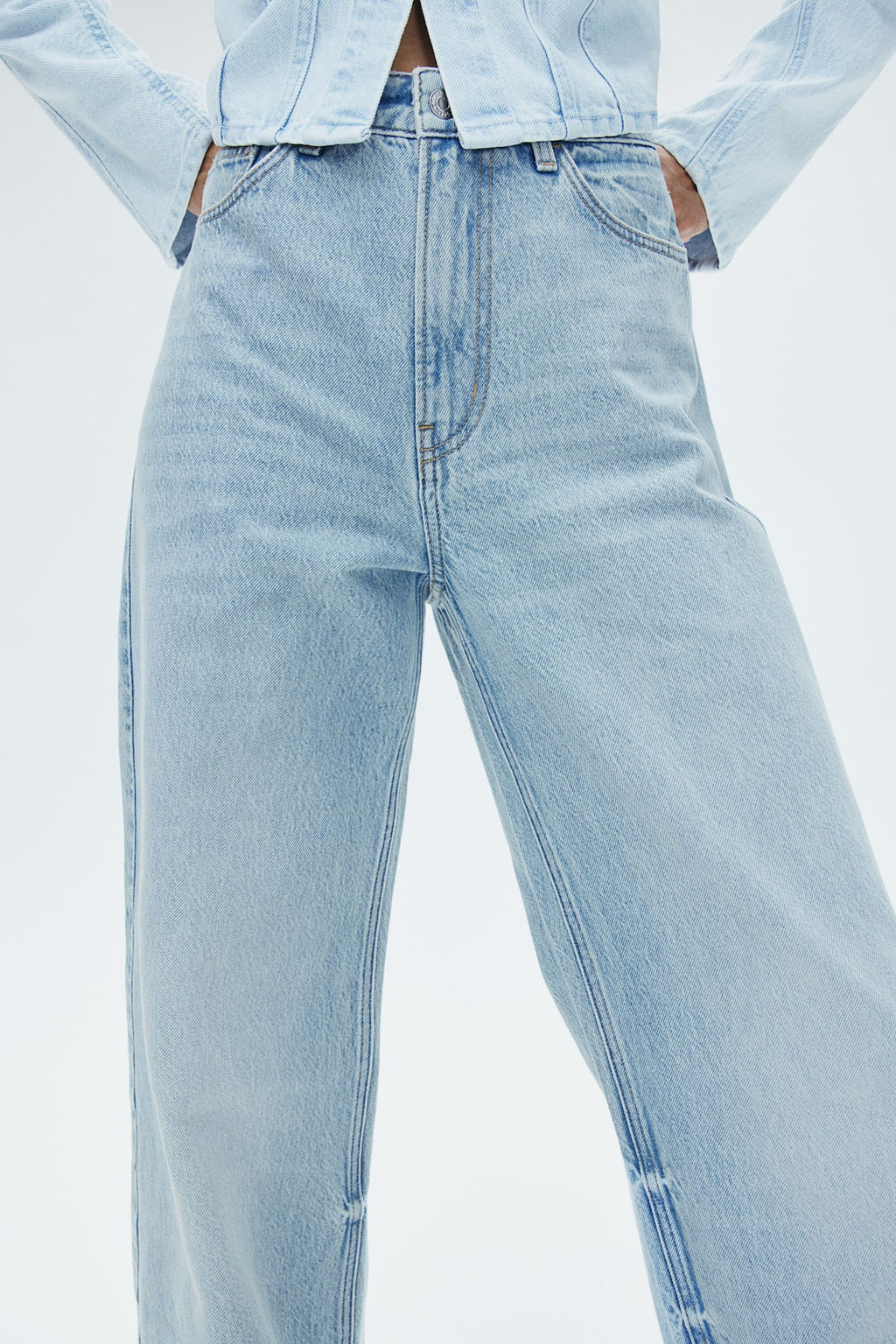 Wide Ultra High Jeans - H&m фото 2