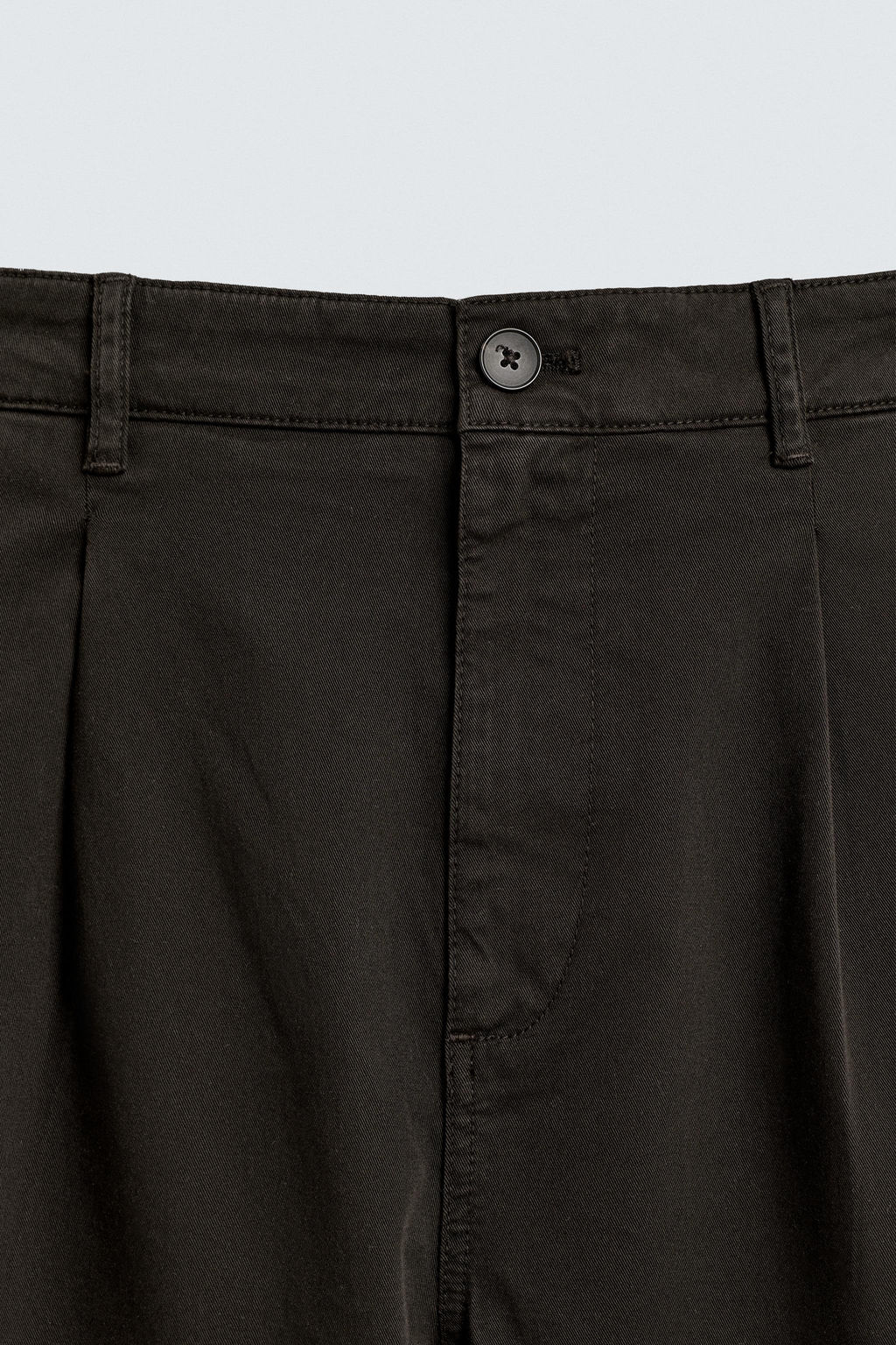 RELAXED FIT PLEATED TROUSERS - Zara фото 8