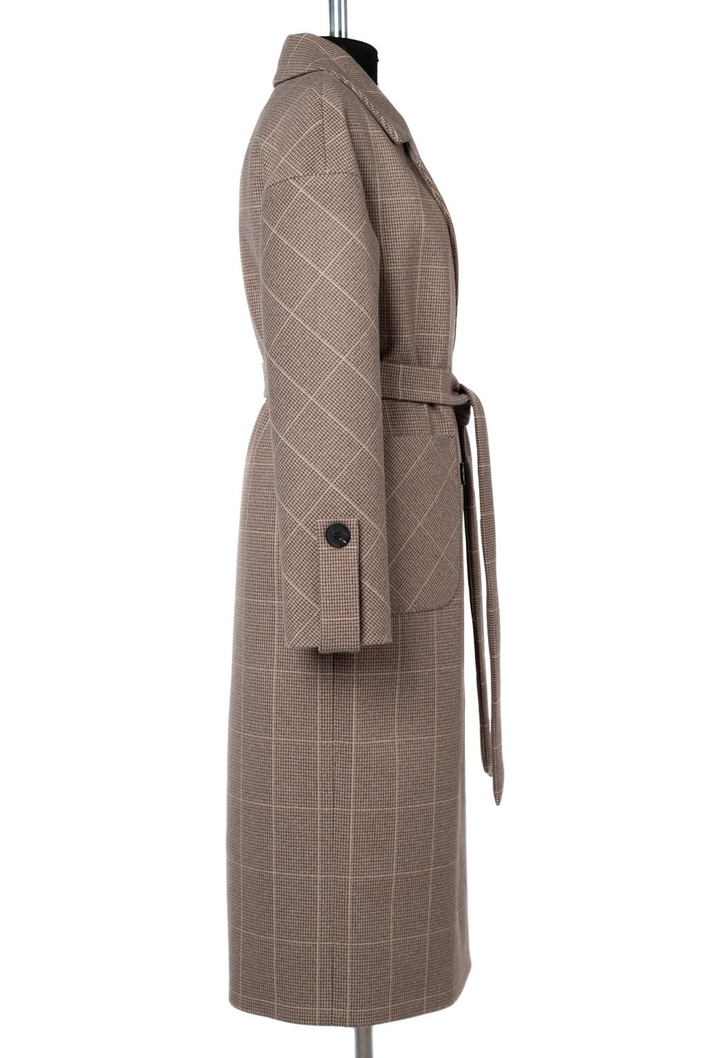 Пальто женское демисезонное (пояс) - El podio фото 8