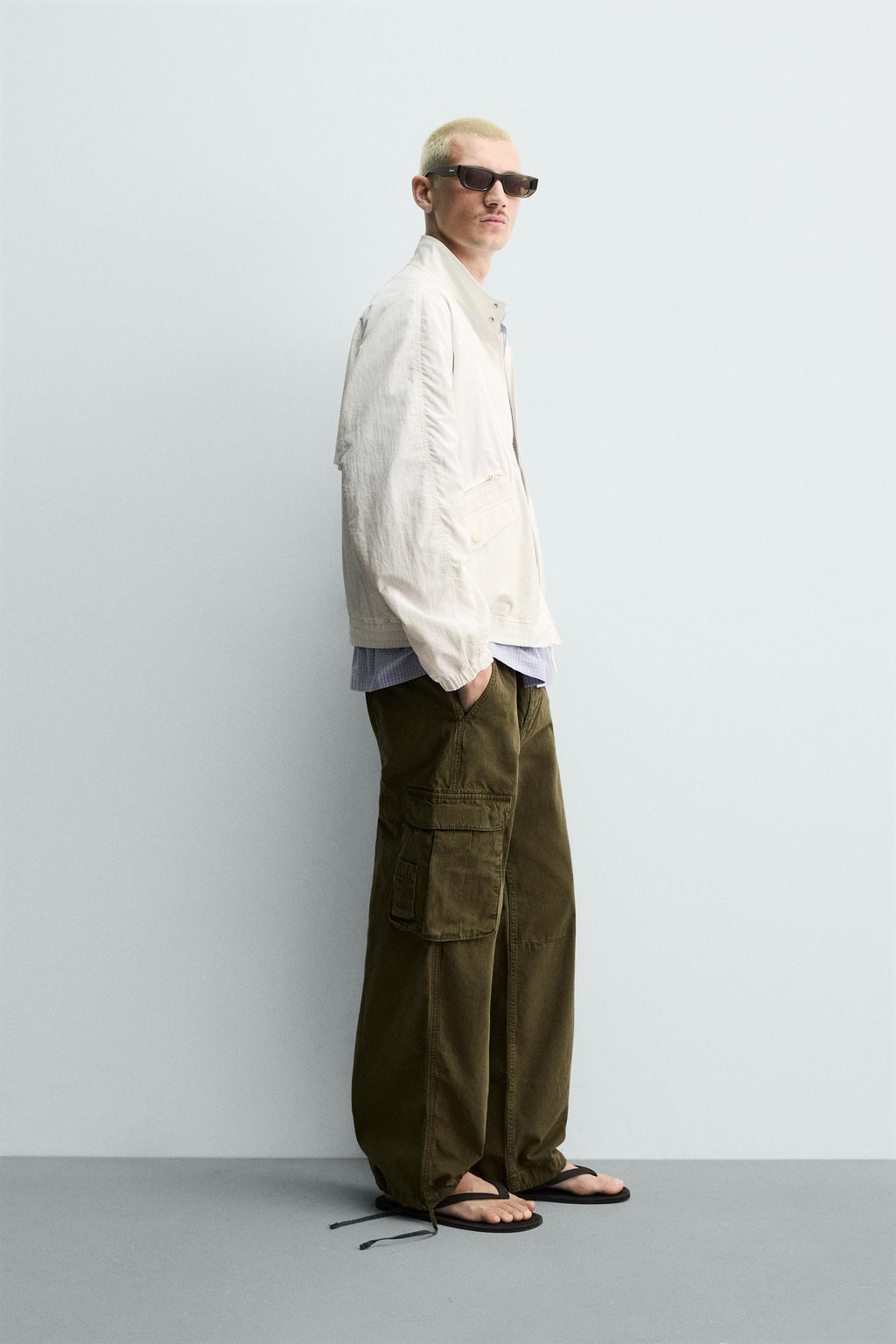 CAZADORA T?CNICA RELAXED FIT / Crudo - Zara фото 4