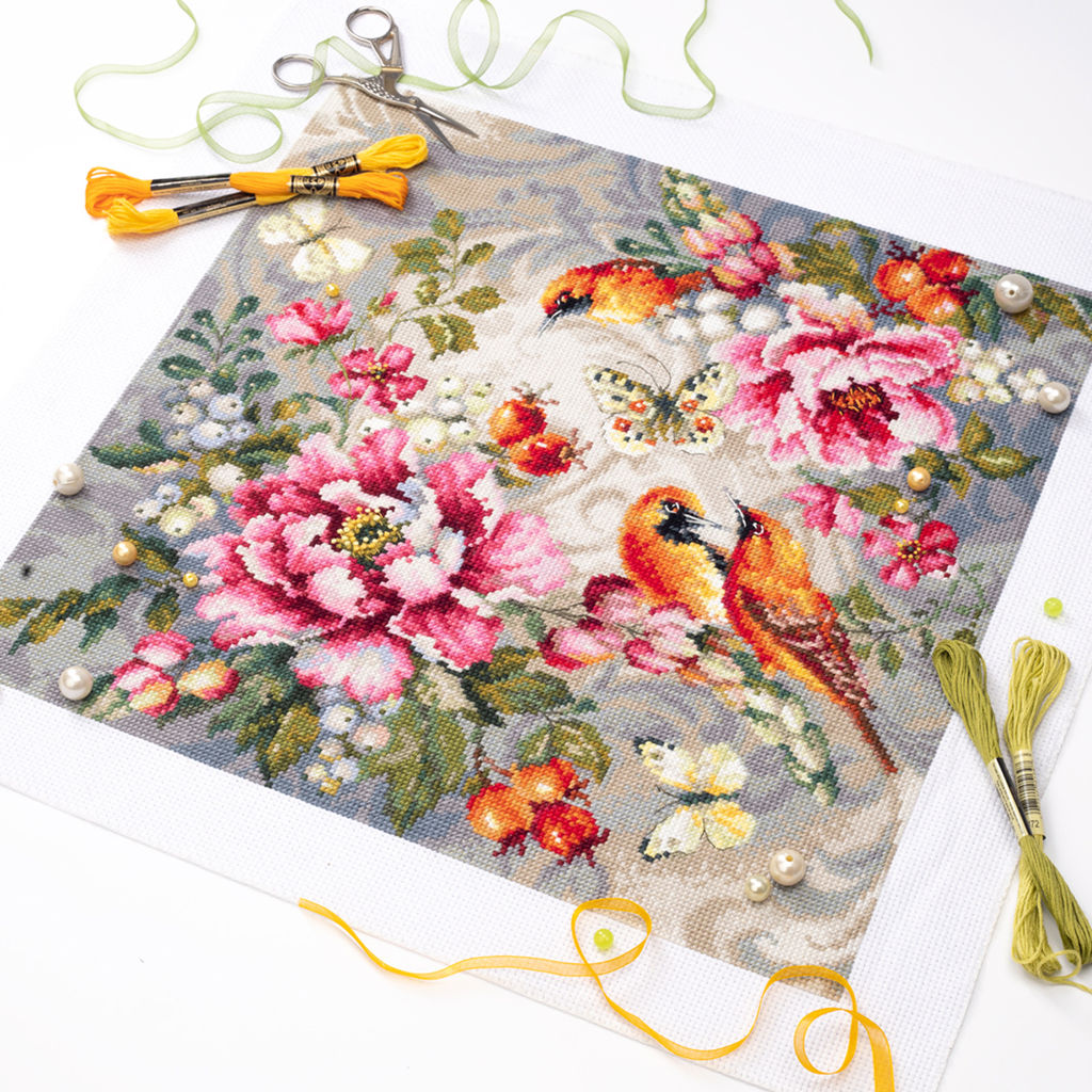 Набор для вышивания Чудесная Игла 140-004 Летняя симфония 40 х 40 см