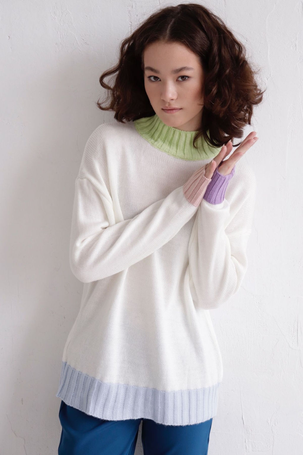 10099 Свитер белый - Martichelli фото 13