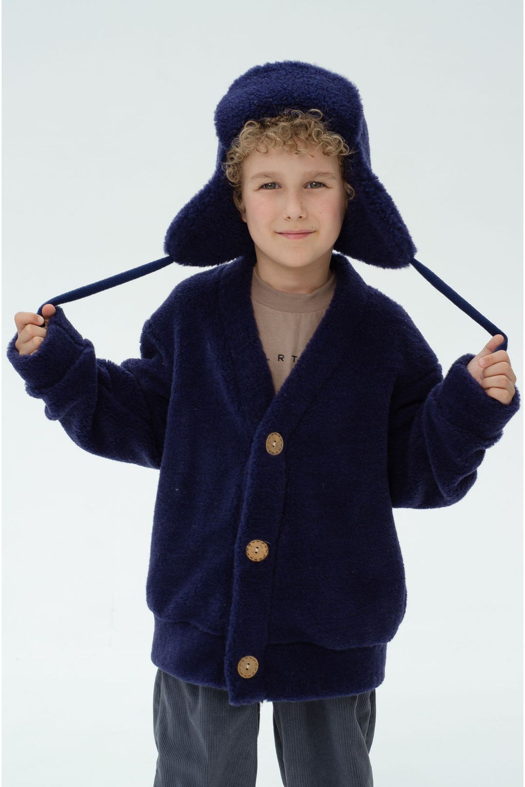 Шапка ушанка ДЕТСКАЯ - Woollamb фото 17