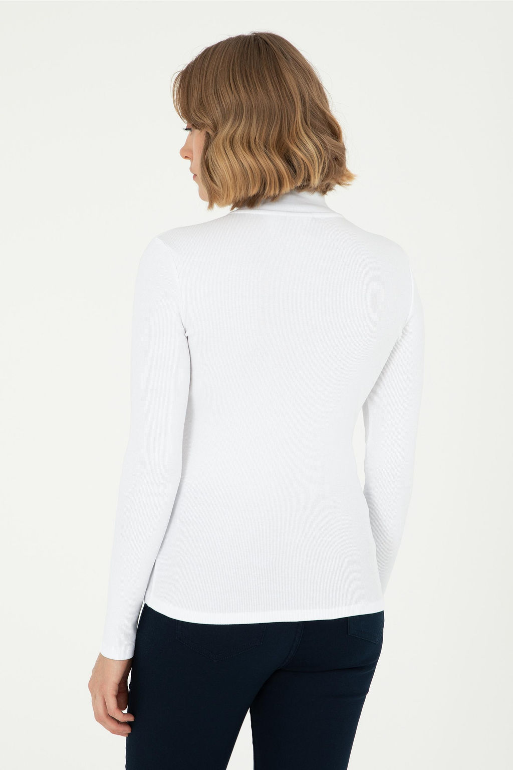 Женский белый свитшот Неожиданная скидка в корзине - U.s. polo assn фото 5