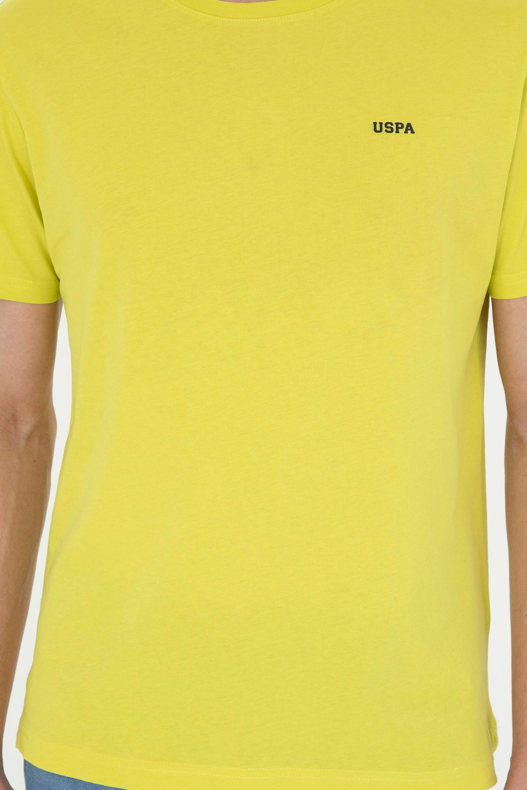 Футболка U.S. Polo Assn фисташкового цвета из хлопка фото 20