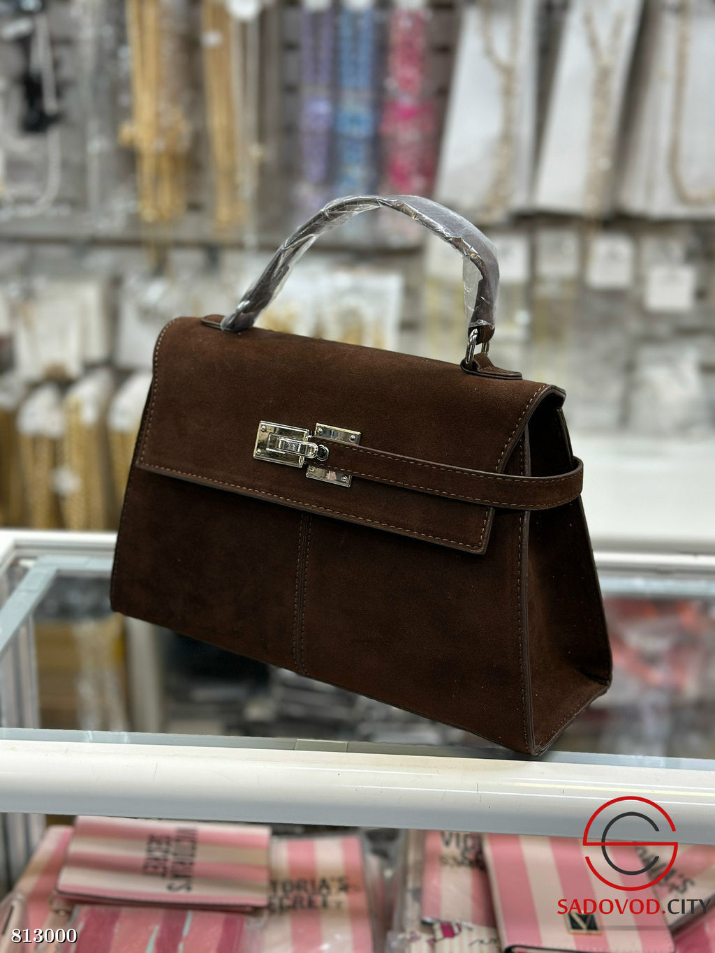 Сумка женская из замши 28*18*10 см - Bruno фото 2