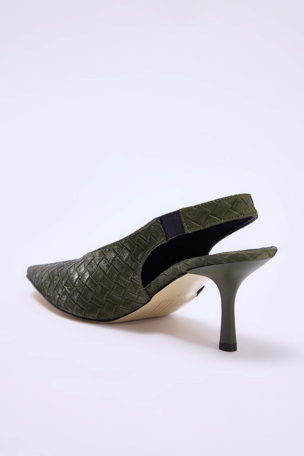 Kahverengi Orgu Detayl? 6,5 cm Kad?n Ince Topuklu Ayakkab? TAKSS26TO00026 - Trendyolmilla фото 8