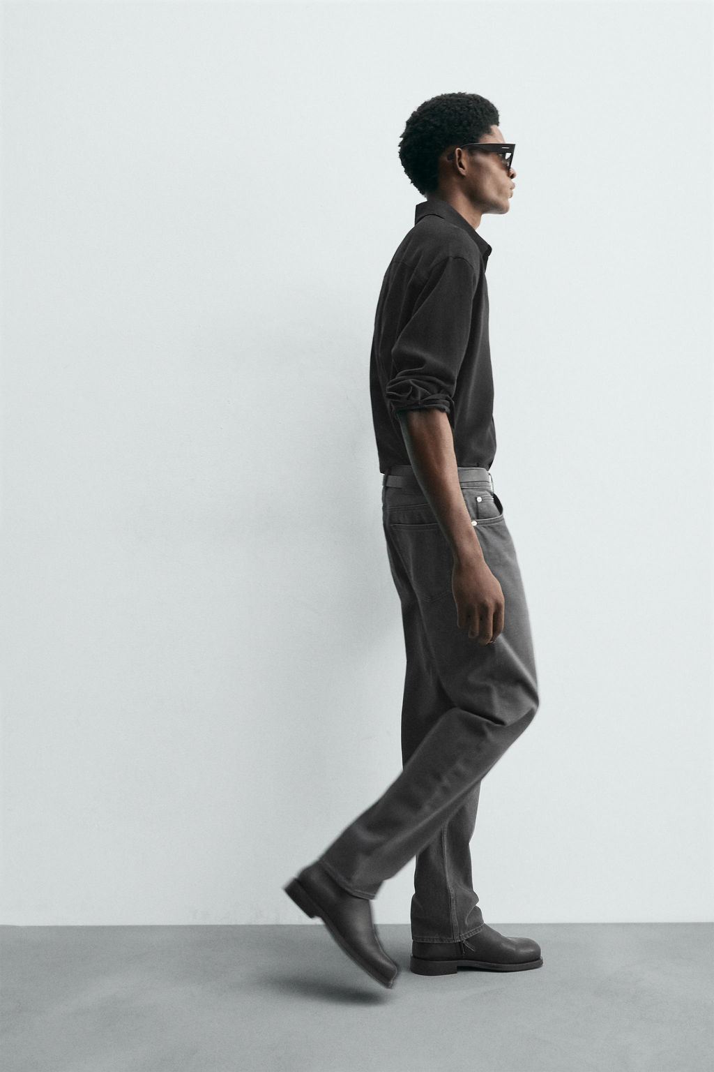 RELAXED STRAIGHT-LEG JEANS - Zara фото 7
