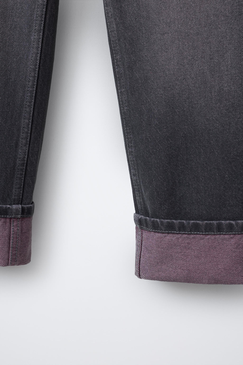 FADED STRAIGHT-LEG JEANS - Zara фото 4